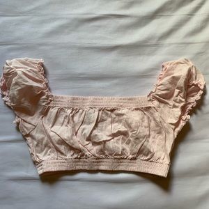 Brandy Melville Baby Pink Mira Top